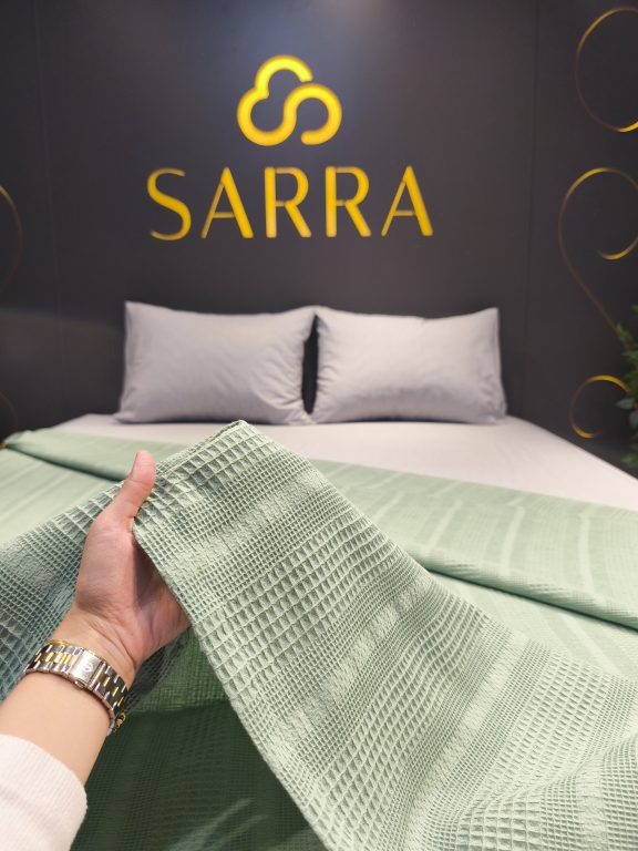 SARRA ÇİFT KİŞİLİK PETEK YATAK ÖRTÜSÜ