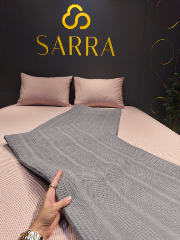 SARRA ÇİFT KİŞİLİK PETEK YATAK ÖRTÜSÜ