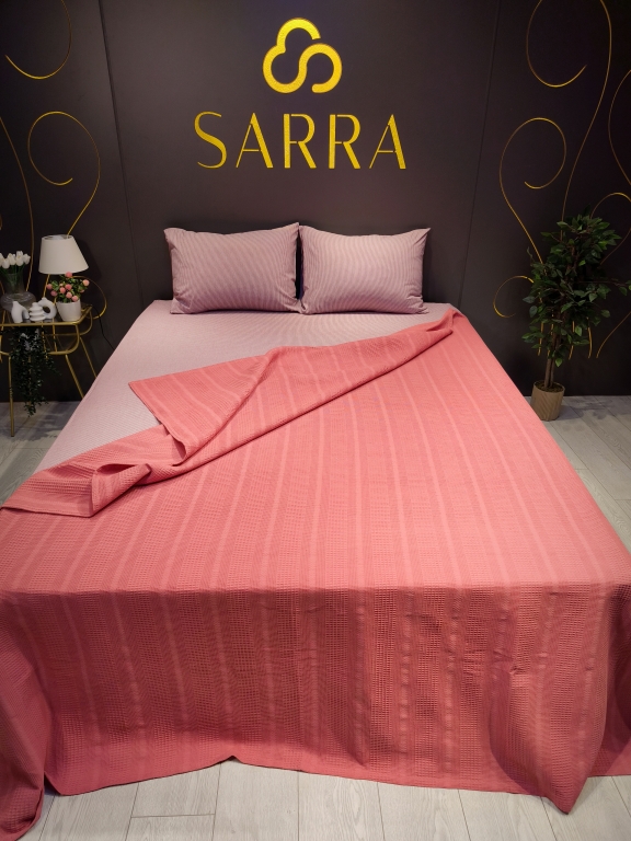 SARRA ÇİFT KİŞİLİK PETEK YATAK ÖRTÜSÜ