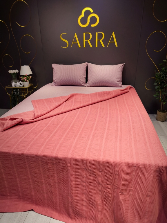 SARRA ÇİFT KİŞİLİK PETEK YATAK ÖRTÜSÜ