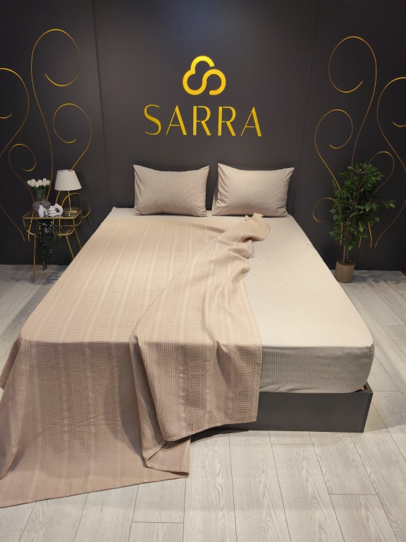 SARRA ÇİFT KİŞİLİK PETEK YATAK ÖRTÜSÜ