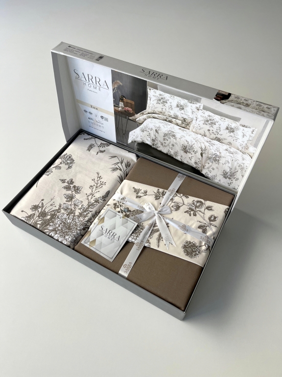 SARRA HOME ÇİFT KİŞİLİK POPLİN NEVRESİM TAKIMI - EWA