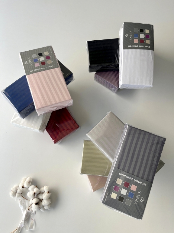 SARRA HOME SATEN BATTAL BOY LASTİKLİ ÇARŞAF TK