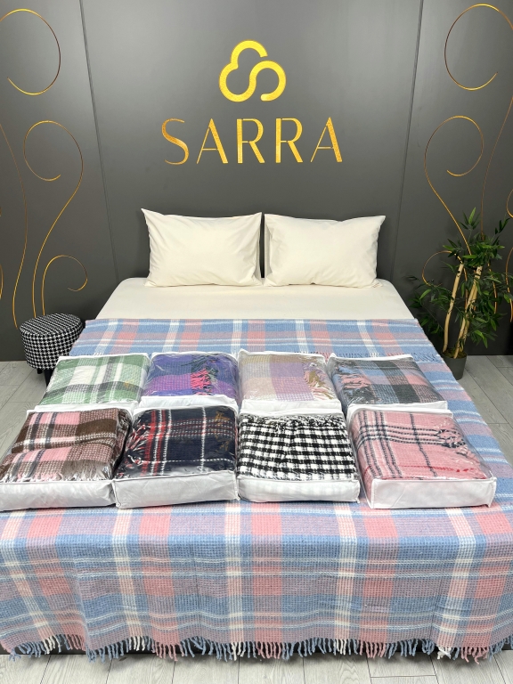 SARRA HOME ÇİFT KİŞİLİK SAÇAKLI BATTANİYE
