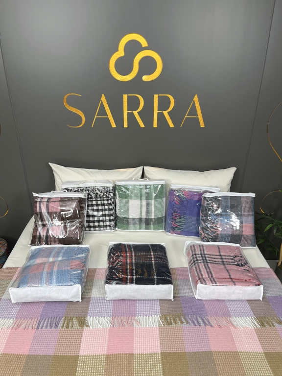 SARRA HOME ÇİFT KİŞİLİK SAÇAKLI BATTANİYE