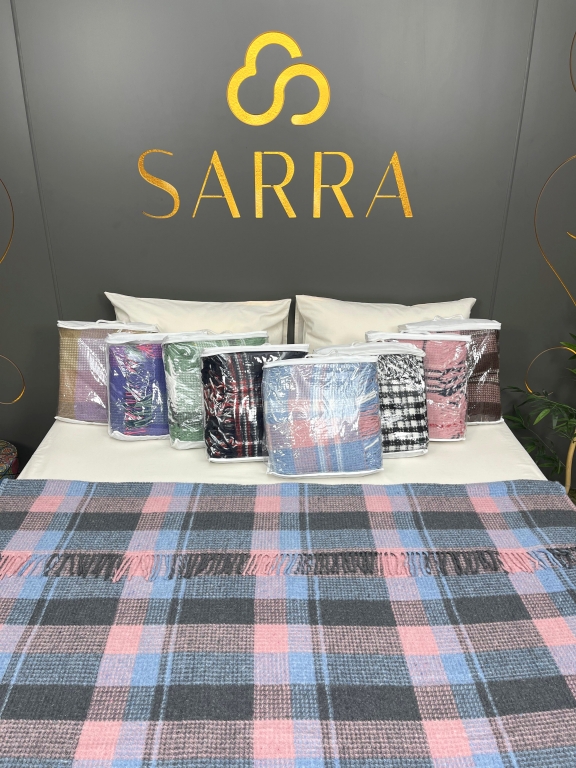 SARRA HOME ÇİFT KİŞİLİK SAÇAKLI BATTANİYE