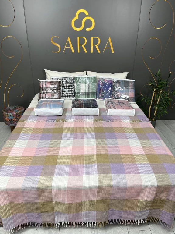 SARRA HOME ÇİFT KİŞİLİK SAÇAKLI BATTANİYE