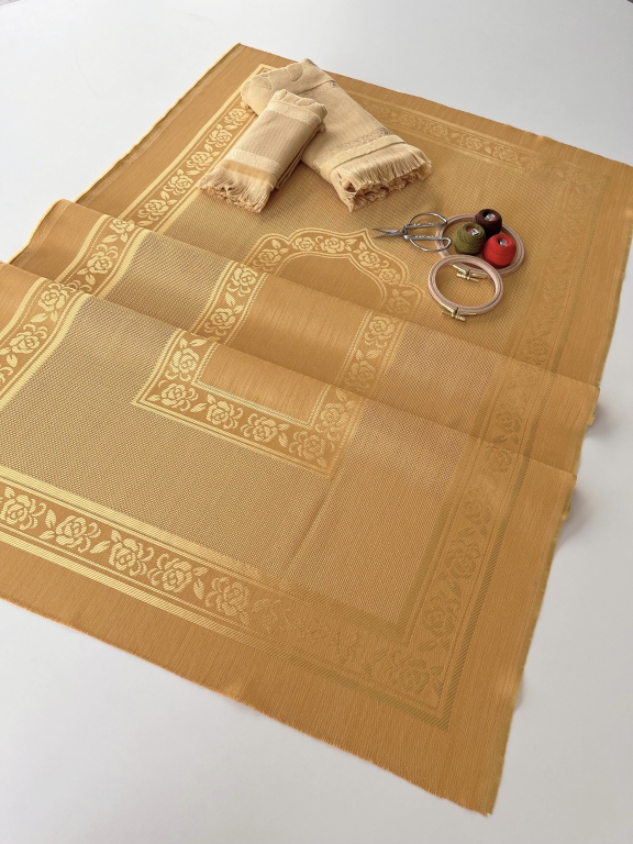 SARRA 3'LÜ SAÇAKLI SECCADE SETİ