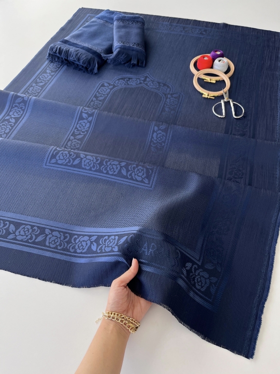 SARRA 3'LÜ SAÇAKLI SECCADE SETİ