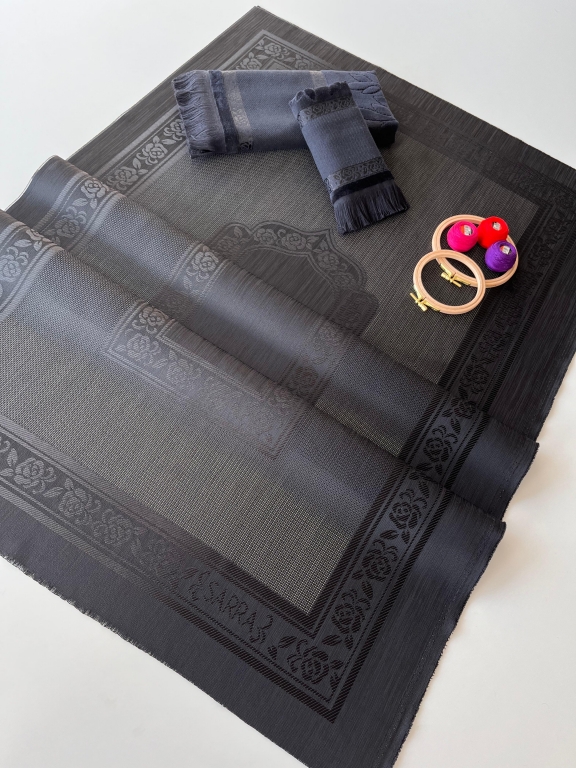 SARRA 3'LÜ SAÇAKLI SECCADE SETİ