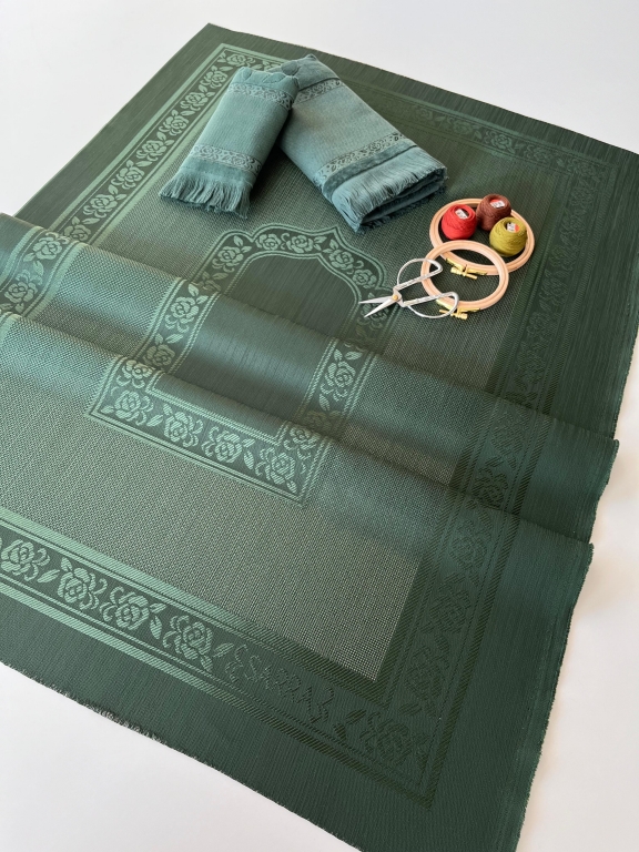 SARRA 3'LÜ SAÇAKLI SECCADE SETİ