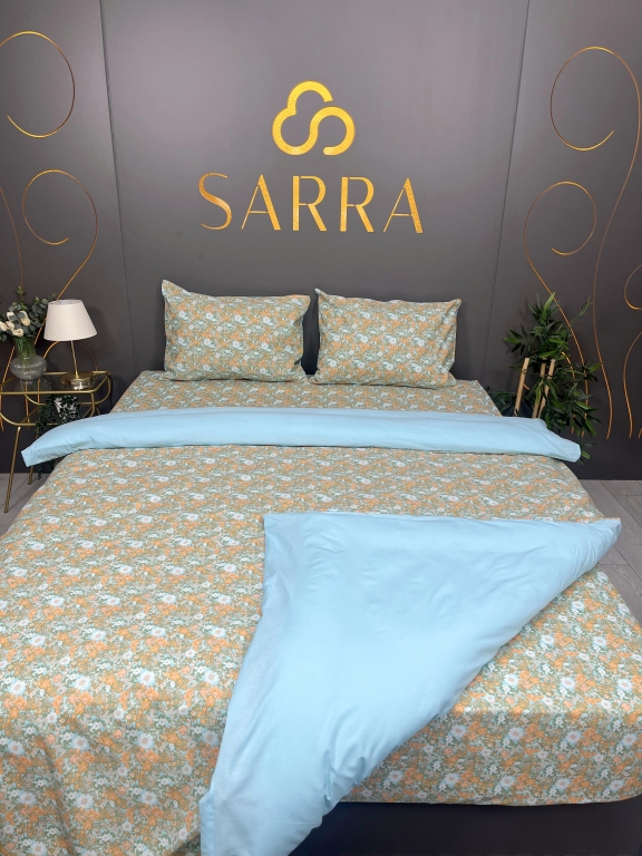 SARRA HOME FLOWERS ÇİFT KİŞİLİK NEVRESİM TAKIMI