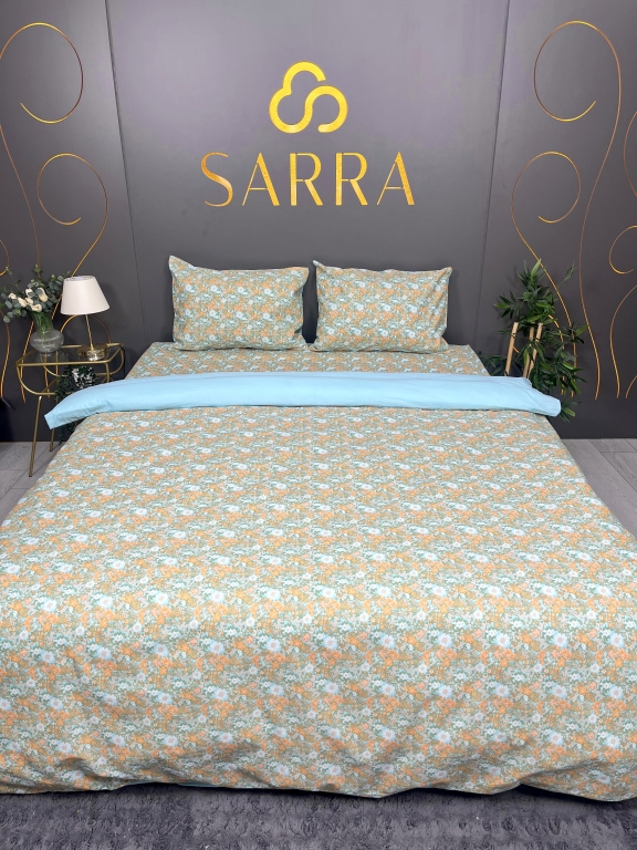 SARRA HOME FLOWERS ÇİFT KİŞİLİK NEVRESİM TAKIMI
