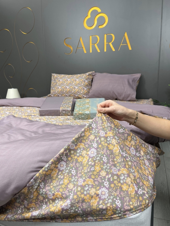 SARRA HOME FLOWERS ÇİFT KİŞİLİK NEVRESİM TAKIMI