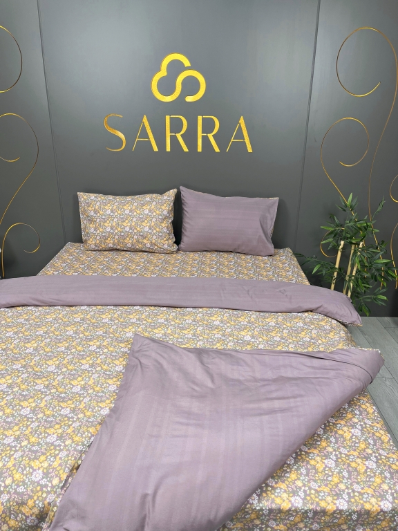 SARRA HOME FLOWERS ÇİFT KİŞİLİK NEVRESİM TAKIMI
