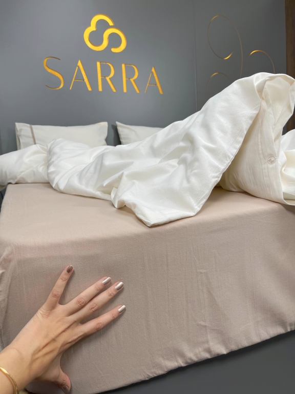 SARRA HOME ÇİFT KİŞİLİK GÜPÜRLÜ NEVRESİM TAKIMI