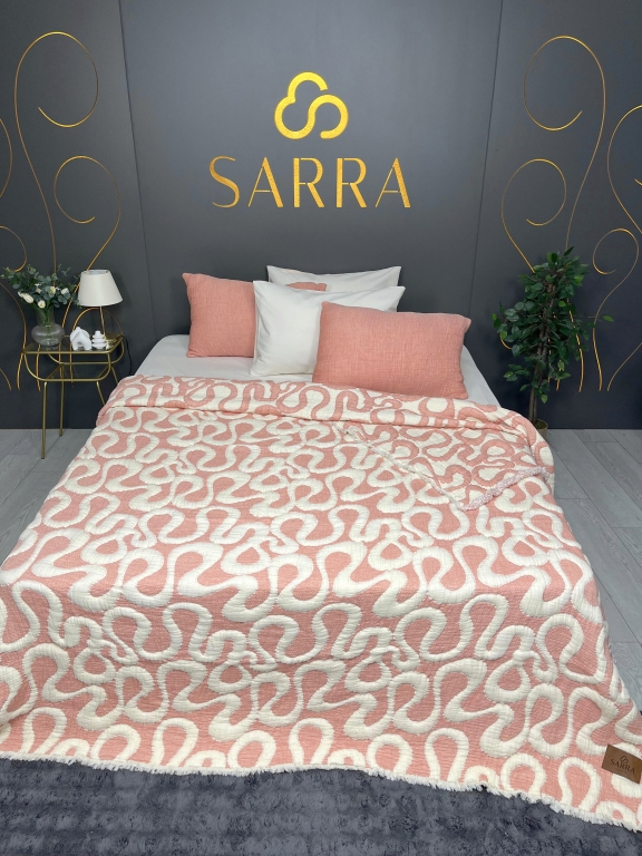SARRA HOME ÇİFT KİŞİLİK MÜSLİN YORGAN TAKIMI