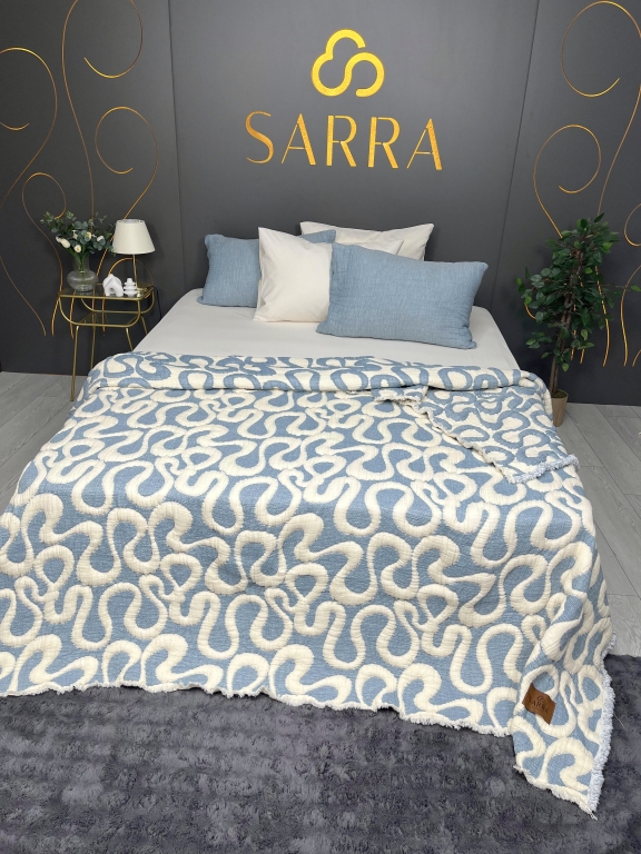 SARRA HOME ÇİFT KİŞİLİK MÜSLİN YORGAN TAKIMI